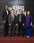 David Duong, Victor Duong, Kristina Duong, and Director Errol Webber at The King of Trash Private Screening