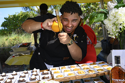 Chef Christian joined us for a third year and always brings the flavor and vibes - photo b Colin Subrate