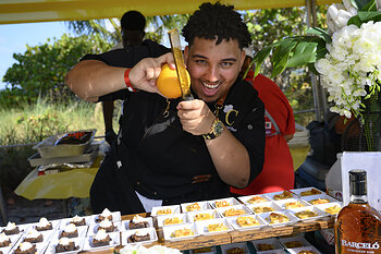 Chef Christian joined us for a third year and always brings the flavor and vibes - photo b Colin Subrate