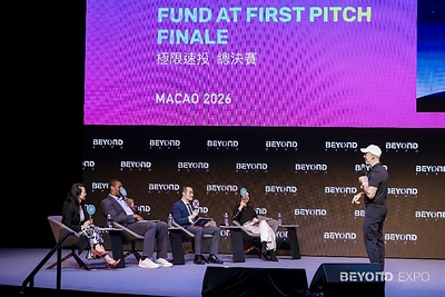 Fund at First Pitch judges during BEYOND Expo. Credit: BEYOND Expo