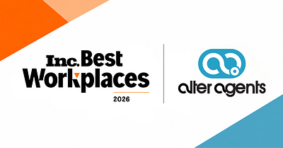 Alter Agents Named to Inc.'s 2026 Best Workplaces List