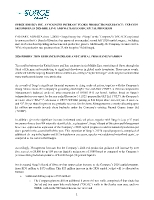 SURGE ENERGY INC. ANNOUNCES INCREASE TO 2026 PRODUCTION GUIDANCE; EXPANDS SECOND HALF 2026 DRILLING AND WATERFLOOD CAPITAL PROGRAM