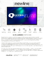 Newline Interactive Introduces the New Q Ultra Elite Series Interactive Display