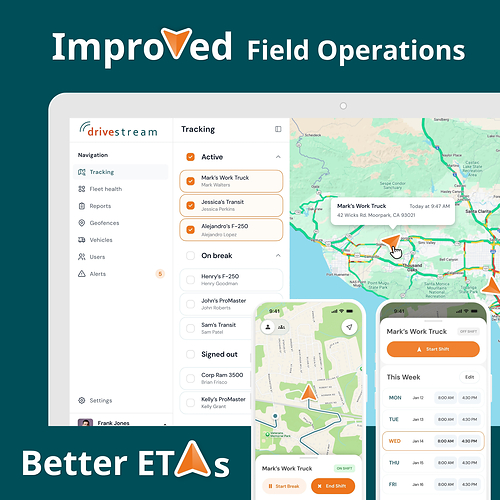 Drivestream GPS and Time Management Solutions