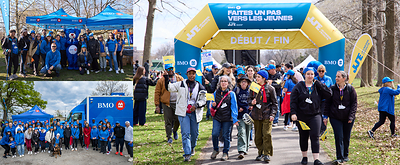 BMO marche pour faire une différence donne un élan puissant à la santé mentale en amassant plus de 2,2 millions de dollars canadiens en Amérique du Nord
