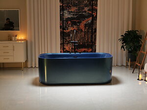 Bathe in Brilliance with Empava's Iridescent Freestanding Tub Collection