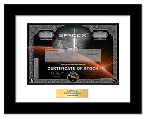 GiveAshare Launches SpaceX Commemorative Stock Certificate Ahead of Anticipated June 12 IPO