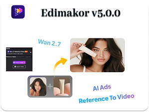 Edimakor V5.0.0 Revolutionizes Video Creation with Reference to Video and AI Ads Features