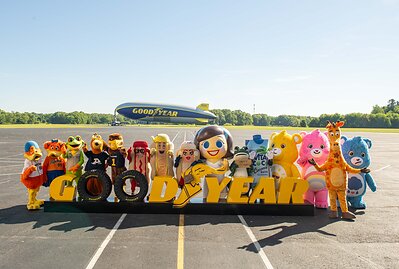After more than 100 years of soaring over the most memorable pop culture moments, the Goodyear Blimp created one of its own: a birthday bash turned first-ever music festival inside an airship hangar, dubbed the BANGR at the HANGR, marking the second annual birthday party hosted by the brand.