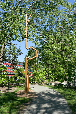 Montréal inaugure une œuvre d'art public inspirée par la mobilisation citoyenne au parc des Gorilles