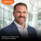 Vortex Promotes Matthew Peterson to Executive Vice President of Products &amp; Technologies