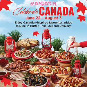 Classic Canadian Flavours headline Mandarin's Celebrate Canada promotion from June 22-August 3