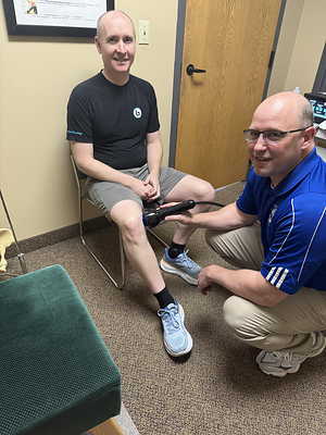 Shockwave knee treatment
