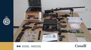 CBSA investigation results in charges for significant firearms and drug offences