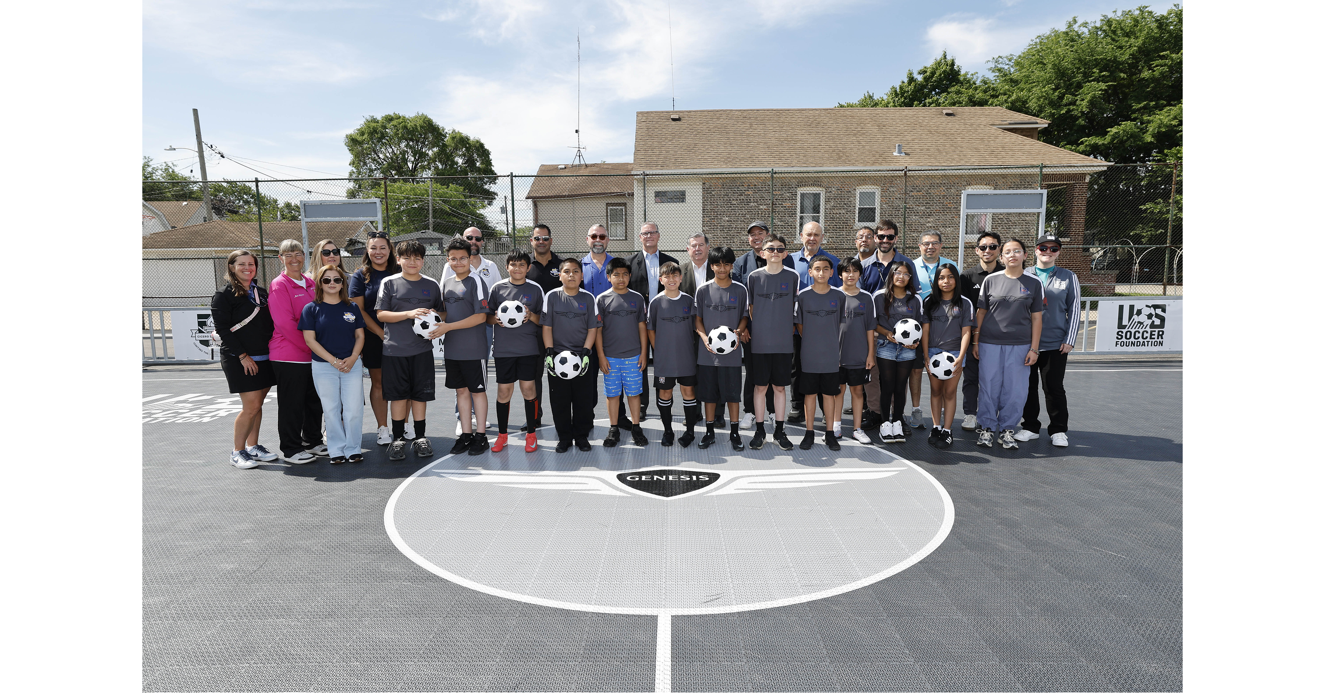 GENESIS, U.S. SOCCER FOUNDATION, AND MLS PLAYERS ASSOCIATION SUPPORT YOUTH SPORTS WITH NEW MINI-PITCH IN ILLINOIS
