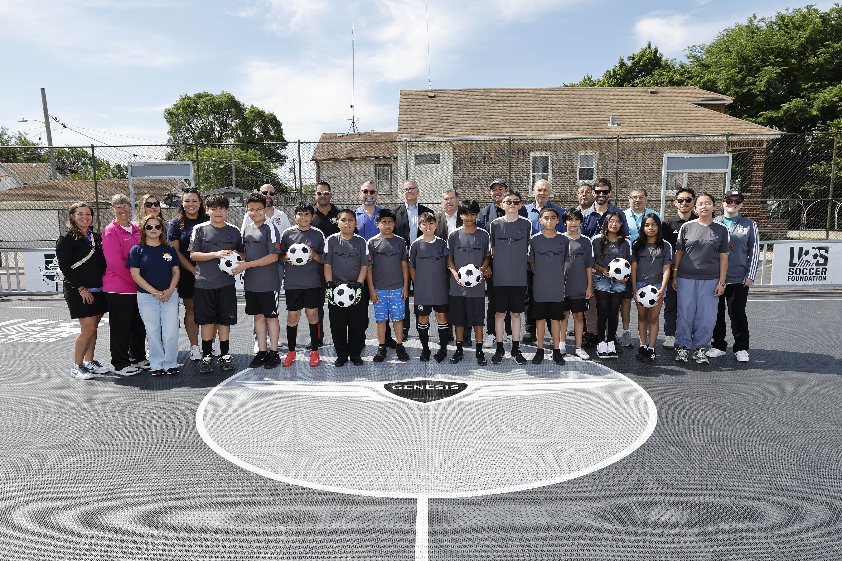 GENESIS, U.S. SOCCER FOUNDATION, AND MLS PLAYERS ASSOCIATION SUPPORT YOUTH SPORTS WITH NEW MINI-PITCH IN ILLINOIS