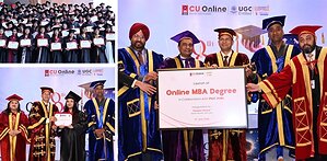 Chandigarh University holds 8th CU Online Annual Convocation; 363 Students Degrees Awarded