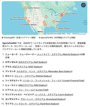 SportsFanWiki Offering Free Phone, Web &amp; Text Services in English, Spanish, French, Mandarin &amp; Japanese Across the 11 US Based Sports Venues for the 2026 FIFA World Cup