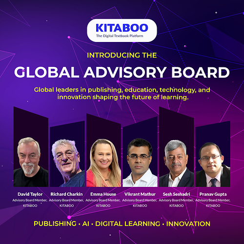 KITABOO Unveils Global Advisory Board Bringing Together Leaders from International Publishing, Education, and Technology KITABOO Unveils Global Advisory Board Bringing Together Leaders from International Publishing, Education, and Technology