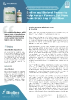 Bioline and Biolevel Partner to Help Kenyan Farmers Get More From Every Bag of Fertiliser