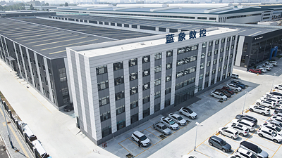 Blue Elephant CNC manufacturing facility exterior view in Jinan, China. Blue Elephant CNC manufacturing facility exterior view in Jinan, China.