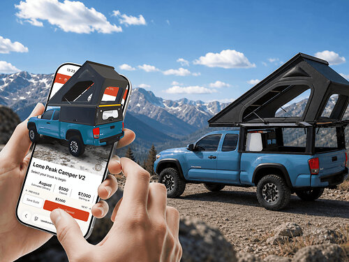 3D RV Product Configurator for Lone Peak from Digital Tails Group