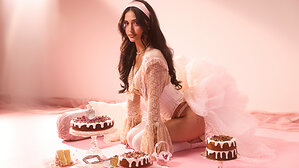 SOME CAKES ARE MEANT TO BE WORN. SKYLAR AND LEAH KATEB UNVEIL TRUE LOVE'S CAKE HER MOST PERSONAL FRAGRANCE YET