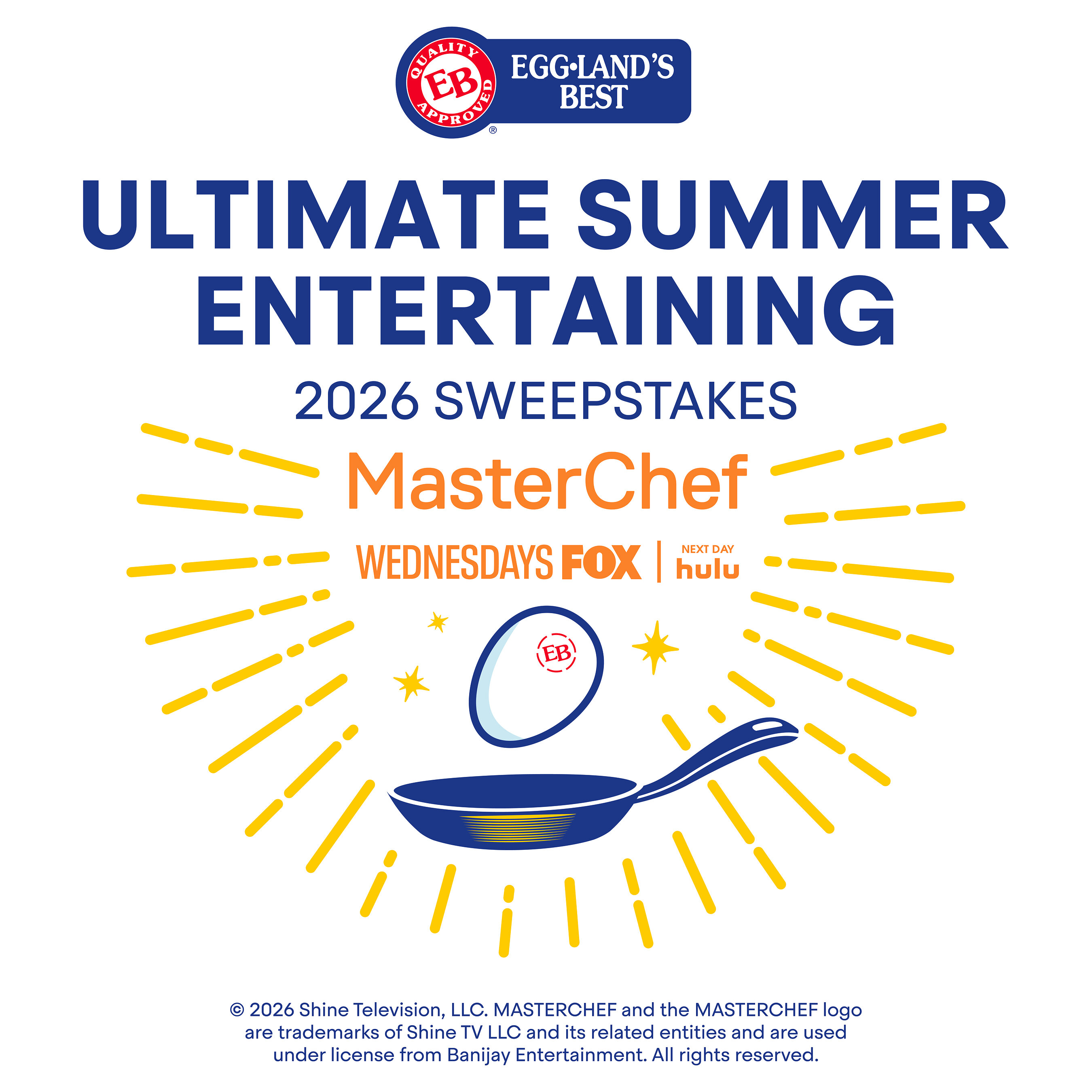 Don't Forget to Enter the Eggland's Best x MasterChef "Ultimate Summer Entertaining Sweepstakes" Before It Ends June 30