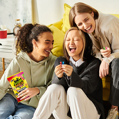 Inspired by Gen Z’s love of friendship and connection, SOUR PATCH KIDS BESTIES feature Kids hand-in-hand in iconic flavor pairings.