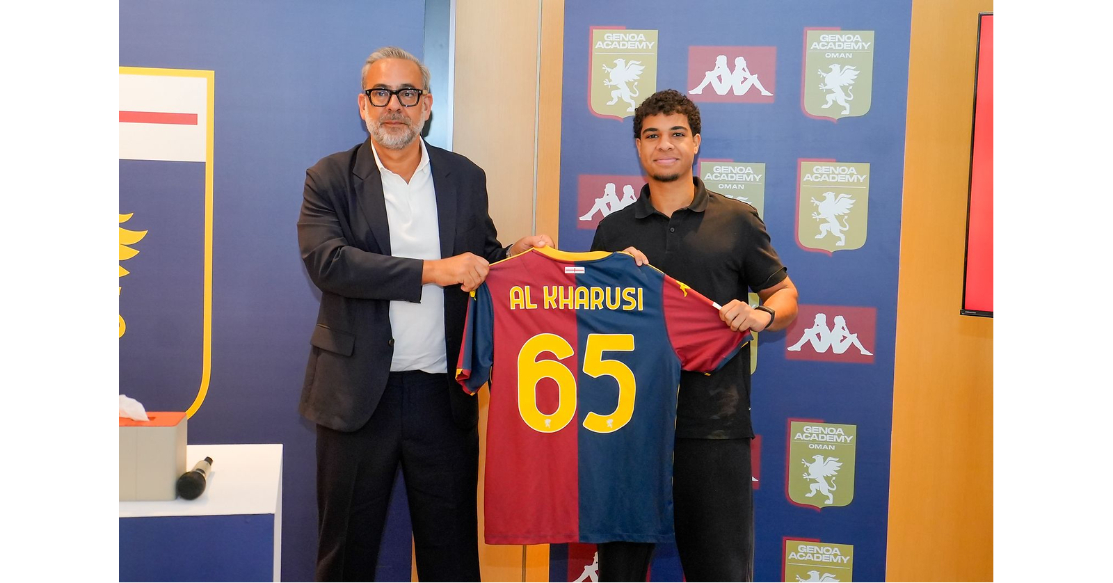 GENOA CFC SIGN OMANI MIDFIELDER SUHAYB AL KHARUSI TO THREE-YEAR DEAL