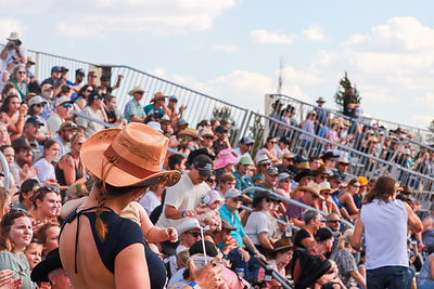 Crowds watch the 2026 Mayor's Charity RAM Rodeo in Wasaga Beach, October 3-4, 2026.