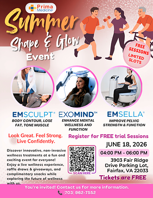 Get Summer-Ready at Prima Medicine's "Summer Shape & Glow Event" -- A Fun, Feel-Good Wellness Experience You Won't Want to Miss
