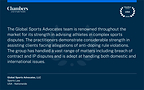 Global Sports Advocates Earns Fifth Consecutive Chambers USA Ranking in Sports Law