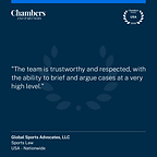 Chambers quote about Global Sports Advocates
