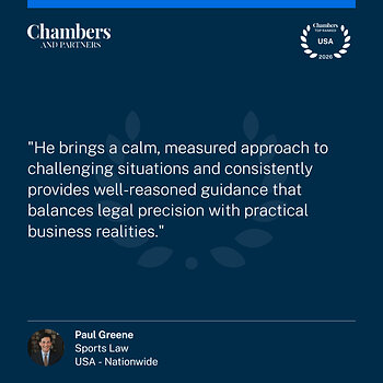 Chambers quote about Paul Greene