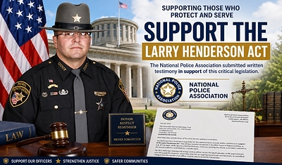 The National Police Association Supports the "Larry Henderson Act" in Written Testimony to the Ohio Senate