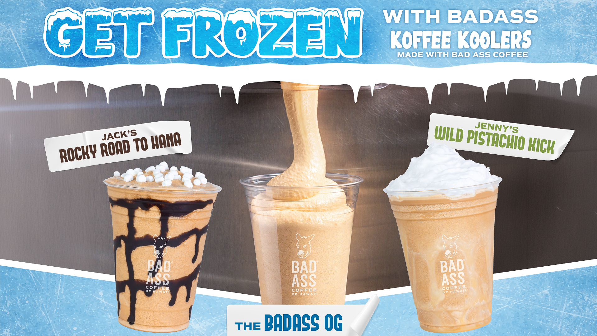 Cool Down Your Badass Summer: New Koffee Koolers and Patriotic Lemonade LTOs Arrive at Bad Ass Coffee of Hawaii
