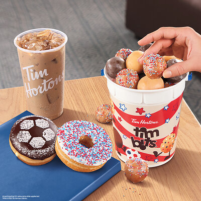 Whether guests are hosting watch parties, cheering with friends, or celebrating all summer long, Tim Hortons is serving up a lineup of soccer-inspired treats, festive sweets, and limited-edition merch made for every game day occasion.