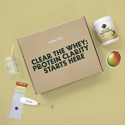 The new Garden of Life® Clear Whey Protein in Mango Mist is featured in a new limited-edition kit, just in time for National Smoothie Day on June 21.