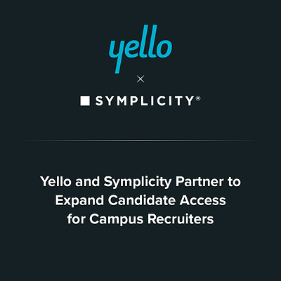 Yello and Symplicity Partner to Expand Candidate Access for Campus Recruiters