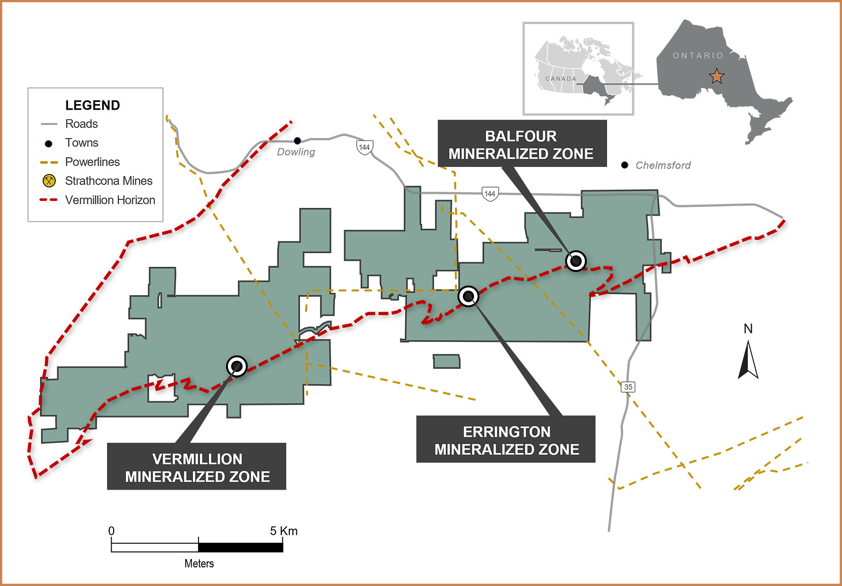 Figure 1: Sudbury Basin Project Figure 1: Sudbury Basin Project