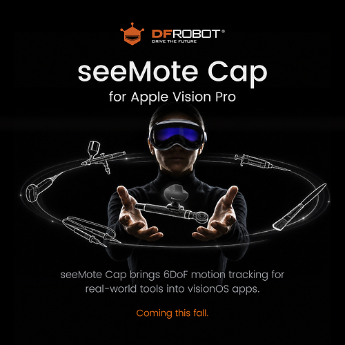 DFRobot Introduces seeMote Cap and seeMote Cube for Apple Vision Pro Developers DFRobot Introduces seeMote Cap and seeMote Cube for Apple Vision Pro Developers
