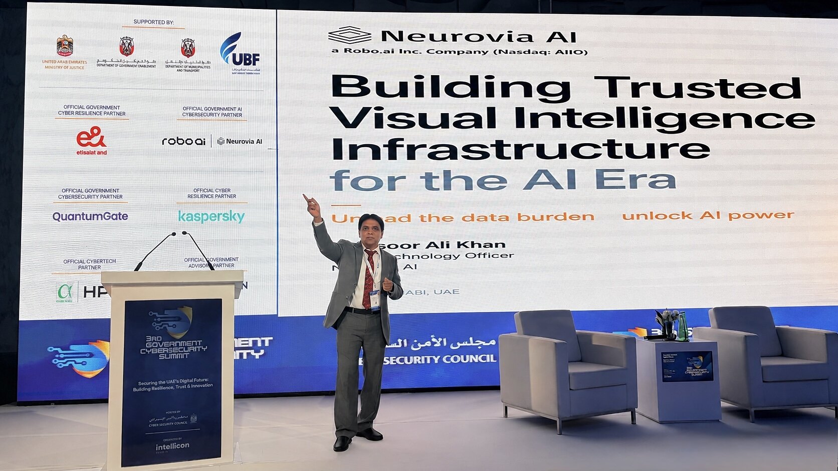 Neurovia AI Highlights NeuroStream™ Technology for Trusted Visual Intelligence Infrastructure at UAE Government Cybersecurity Summit