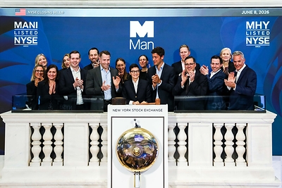 Man Group rang NYSE Closing Bell on June 8 Man Group rang NYSE Closing Bell on June 8