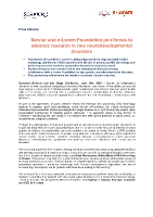 Servier and n-Lorem Foundation join forces to advance research in rare neurodevelopmental disorders