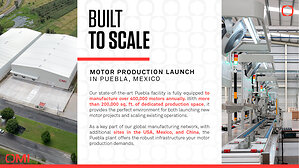 OMI lance la production de moteurs dans ses nouvelles installations de Puebla