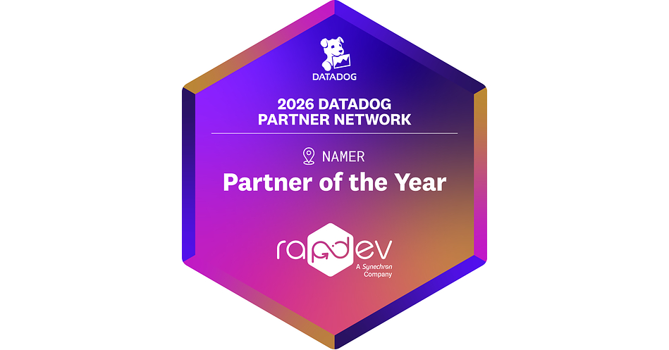 RapDev Wins Datadog Partner of the Year for Record Fifth Consecutive Year