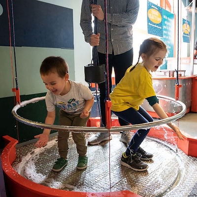 Children engage in hands-on play at Baltimore Children’s Museum. With support from the Baltimore Community Foundation, the museum’s Communities at Play program will expand to Judy Center learning hubs, helping young children build school-readiness skills through play-based learning.