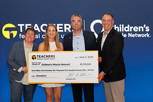 Teachers Federal Credit Union Raises Record $1.1 Million for Children's Miracle Network®