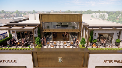 Perched atop the newly renovated flagship, deBoulle's private rooftop terrace offers a refined setting for exclusive gatherings, reflecting the brand's commitment to exceptional hospitality, meaningful connections, and unforgettable experiences.